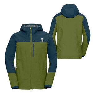 3-Layer Slim Fit <b>Soft</b> <b>Shell</b> <b>Jacket</b> for Men Winter <b>Hooded</b> Outdoor Waterproof Breathable Eco-Friendly Fully Taped Seams Hypershell - Product Image 1