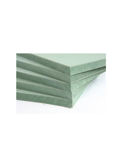 Hoja de madera 3mm 6mm 9mm Recubierto de polvo Resistencia a la humedad de alta densidad Tablero MDF HMR Tablero en bruto de melamina de núcleo verde impermeable - Product Image 2