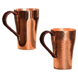 Strong handle beer copper <b>mugs</b> ensure comfortable grip while enjoying cold at social gatherings parties outdoors - Product Image 1