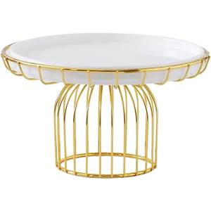 Tabletop Decorative 3 <b>Tier</b> Metal Round Shape <b>Cake</b> <b>Stand</b> Gold Finished for Wedding Birthday Party Display <b>Stand</b> Wholesale Bulk - Product Image 2