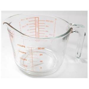 Carafe graduée transparente de 1L 264BC00 1146 O Cuisine Outils de mesure - Product Image 1