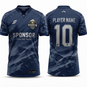 ชุดฟุตบอลสั่งทำจากโรงงานโดยตรง เสื้อฟุตบอลระบายอากาศได้ดี ผ้าโพลีเอสเตอร์คุณภาพพรีเมียม ชุดทีม OEM ผลิตตามสั่ง - Product Image 2