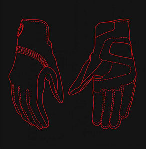 BMX Motocross Racing <b>Gloves</b> Unisex Sialkot Pakistan's Full Finger <b>Touch</b> Screen Protective Leather PU Material - Product Image 6