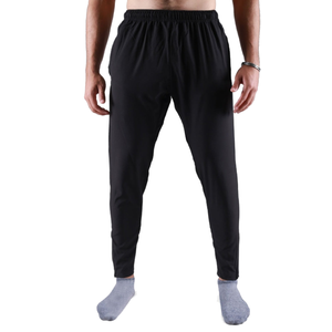 Pantalon de jogging fuselé pour homme en polyester polaire respirant à séchage rapide, de haute qualité, personnalisé, avec cordon de serrage, taille élastique, coupe régulière, pour le sport - Product Image 6