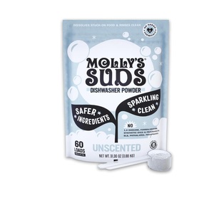 Detergente en Polvo para Lavavajillas Molly's Suds Sin Perfume, 60 Cargas - Product Image 1
