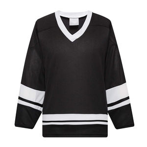 Maillot de hockey réversible personnalisable pour jeunes, uniforme d'entraînement en gros avec capuche pour le hockey sur glace - Product Image 1