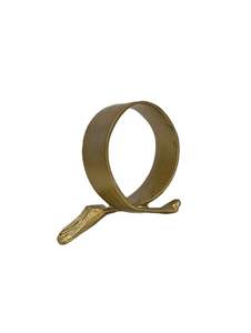 Anneau de serviette en métal élégant, décoration de table de mariage tendance, support chic moderne, élégant, élégant, durable, luxueux - Product Image 4