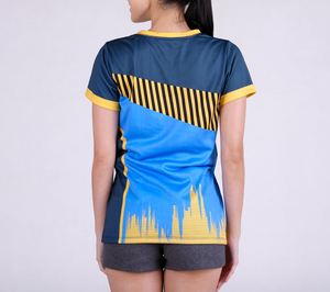 Camisetas de sublimación de manga corta Camiseta informal profesional Camiseta de sublimación personalizada Impresión de secado rápido cuello redondeado deportivo - Product Image 3