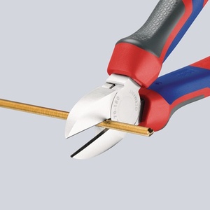 คีมตัดด้านข้าง KNIPEX ขนาด 180 มม. พร้อมหัวชุบโครเมียมและด้ามจับแบบหลายส่วน - Product Image 3