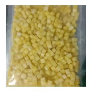 Rebanada de dados de piña congelada cortada lista para enviar Premium IQF piña dados rebanada cortada para batido - Product Image 2