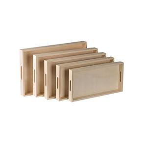 Home Kitchen Table Accessories Natural Wooden <b>Dinner</b> <b>Tray</b> for Sale <b>Tray</b> Luxury Wooden Serving Use Manufacturer Best Supply - Product Image 3