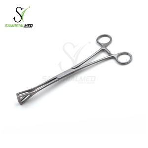Pince à saisir les poumons et les tissus Collin Duval en acier inoxydable de qualité médicale 20mm X 23cm Instruments de chirurgie générale certifiés ISO - Product Image 2