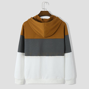 Nueva moda de talla grande con cremallera sudaderas con capucha de invierno de moda sólido e estampado ropa con cuello con capucha - Product Image 2