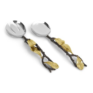 Couverts élégants de luxe argentés Couverts de salle à manger modernes de qualité supérieure avec poignée en acier et aluminium unique Cadeaux d'affaires sophistiqués - Product Image 6