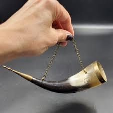 แก้วมักทรงแตรสำหรับดื่มเบียร์ทำจากเขาวัวหรูหรามีสไตล์2024เป็นมิตรกับสิ่งแวดล้อม - Product Image 4