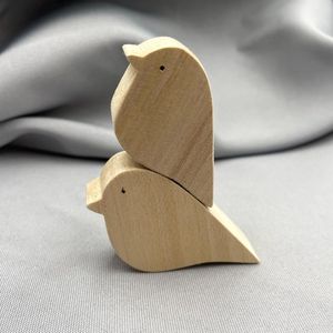 Escultura de elefante de madera estudio Kowalewski estatuilla nórdica minimalista Animal moderno coleccionable decoración escandinava - Product Image 6