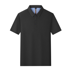 T-shirt de golf personnalisé imprimé pour hommes et femmes, motif uni, broderie sur tissu en coton respirant, longueur courte pour polo - Product Image 4