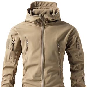 New High Quality Winter Causal Soft Shell <b>Jacket</b> With Hood Custom Logo Breathable Windproof Waterproof Outdoor Men <b>Jacket</b> - Product Image 1