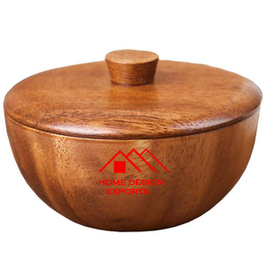 Cazuela para Chapatis & Tortillas Venta caliente Diseño personalizado Acero inoxidable con olla de madera tallada a mano hecha a mano - Product Image 4