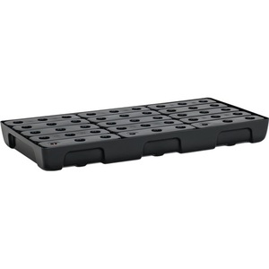 27 L Polyethylene Shelf <b>Tray</b> with PE Grate and Leak Indicator CEMO Brand <b>Storage</b> <b>Trays</b> Dimensions L976xW495xH95mm - Product Image 1