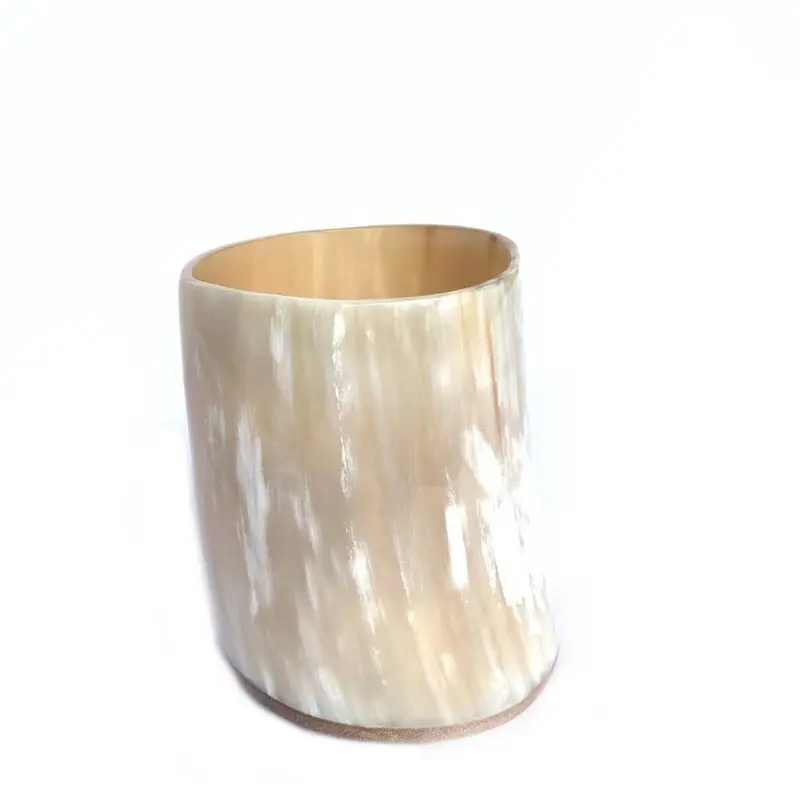 Vaca natural chifre flor vaso e varanda e pendurado uso decorativo para mesa ao ar livre e indoon peça decorativa