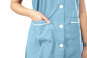 Nouvelle conception de tenue médicale tissée pour l'été, uniformes d'hôpital, uniformes d'infirmière, ensembles de blouses à manches courtes pour hommes et femmes - Product Image 6