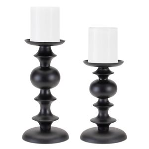Porte-bougie en métal artisanal élégant pour la décoration de Noël, centre de table et arrangement d'éclairage de table romantique - Product Image 4