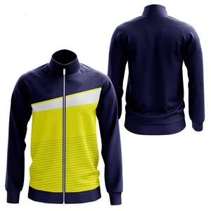 Chaqueta de chándal de sublimación para hombre, ropa de equipo personalizada, chaqueta deportiva, ropa de abrigo de entrenamiento con cremallera completa para clubes y grupos - Product Image 3