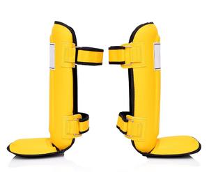 Espinilleras de Boxeo Universales de Cuero Genuino Hechas a Medida, Novedad 2026, con Logotipo Personalizado para Kickboxing - Product Image 3