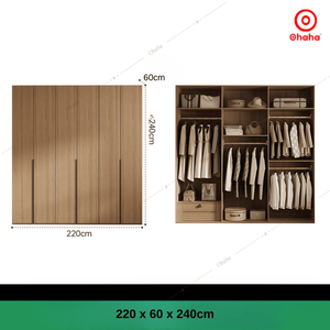 Armario moderno de madera de ingeniería Ohaha - HD016 - Product Image 5