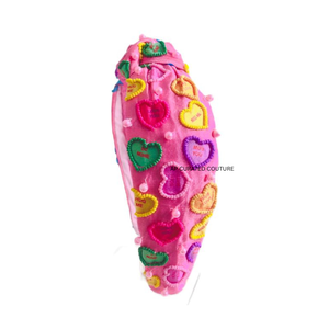 Serre-tête perlé fait main de qualité supérieure pour la Saint-Valentin 2026 |   Serre-tête élégant en strass et perles Ap Curated Couture S-28 pour la Saint-Valentin - Product Image 5