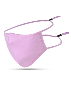 Masque facial en tissu biologique peigné, confort équilibré, sangle de tête, tissu lisse, flux d'air doux, surface douce pour la peau, élastique, maintien sécurisé des oreilles - Product Image 4