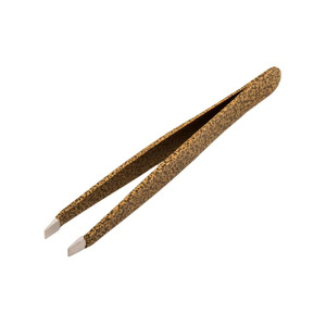 Pinzas para Cejas de Acero Inoxidable con Punta Inclinada Recubierta de Papel, Herramienta de Belleza de Precisión, Venta al Por Mayor, Logotipo Personalizado, Calidad OEM - Product Image 1