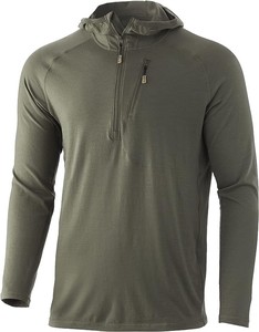 Nueva Sudadera con capucha y cremallera 1/2 para hombre, peso pesado, poliéster 100%, sudaderas con capucha elásticas y cómodas importadas, cierre, lavado a máquina - Product Image 6