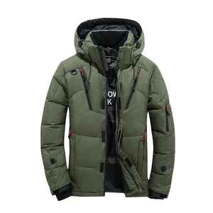 Chaqueta informal de invierno para hombre, abrigo grueso con cuello impermeable y cierre de cremallera cálido - Product Image 1