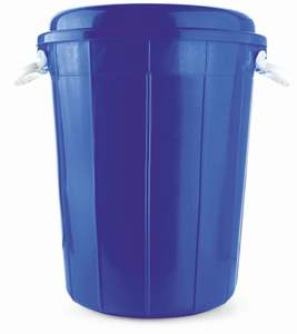 PP Round Drum <b>with</b> <b>Lid</b> 32L 40L 50L 60L 75L 85L 105L Storage <b>Container</b> Mouth Opening Durable Wholesale Bulk Supply - Product Image 3