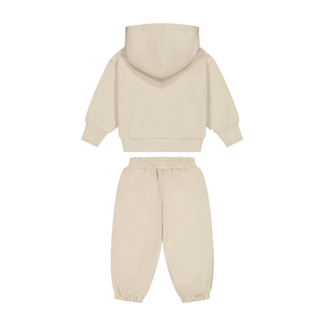 Wholesale High Quality 100% Cotton Breathable Fleece Men's Tracksuit Thick Long Sleeve Solid Color Hooded Winter Sets Pakistan - Product Image 6