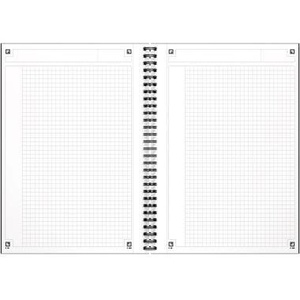 Cuaderno Oxford International College Block DIN B5 Cuadriculado Polipropileno 80 Hojas Gris/Naranja/Rojo-Serie Connect - Product Image 1