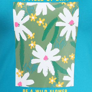 Camiseta de Mujer Más Vendida, Camiseta con Logotipo Personalizado, Cuello Redondo, Estampado Floral, Manga Corta - Product Image 6