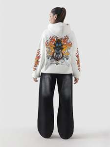 High Quality 300/320g Polyester/Cotton Men's Zipper Hoodies Custom Logo Label Winter Heavyweight <b>Plus</b> <b>Size</b> Unisex Fleece - Product Image 6