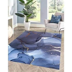 Purple and Blue Marble <b>Rugs</b>, Purple Marble <b>Rug</b>, Blue Marble <b>Rug</b>, Alcohol Ink <b>Rug</b>,<b>Chenille</b> <b>Rug</b> - Product Image 1