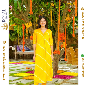 Royal Export Surat's Beautiful Maslin Silk Kurti Collection Nouvelle robe ethnique au prix de gros Fêtes d'été Royal Export Surat - Product Image 1