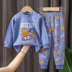 Conjunto Deportivo de Primavera para Niños Unisex, Sudadera con Capucha y Pantalones Casuales con Estampado de Dibujos Animados, Transpirable, de Alta Calidad, para Uso Diario, Mezcla de Algodón - Product Image 4