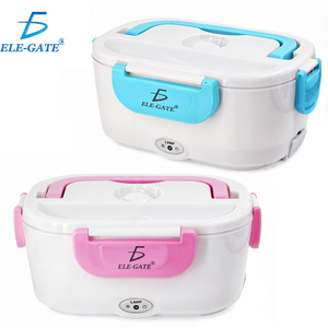 Portable Electric Lunch Box <b>USB</b> Power Source Automatic <b>Heating</b> Feature Stainless Steel Plastic for Household Car Outdoor Use - Product Image 1