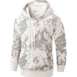 Sudaderas con capucha deportivas informales para hombre, bordado de poliéster personalizado, talla XS, patrón de impresión a la moda, venta al por mayor, diseño de logotipo personalizable - Product Image 6