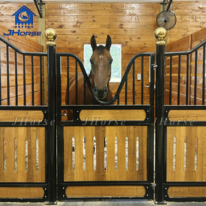 الآلات الزراعية الجاهزة القياسية الفاخرة الحصان مستقرة مربع الحظيرة الحصان كشك الجبهة الألواح - Product Image 2
