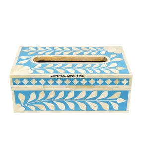 Boîte à mouchoirs en bois rectangle porte-mouchoirs fait main d'excellente qualité boîte à mouchoirs en bois fantaisie classique élégante - Product Image 1