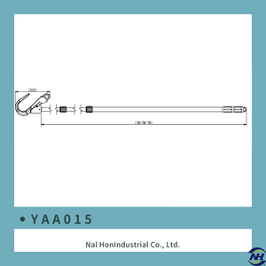 Ancre de poteau en aluminium YAA015 - Product Image 4