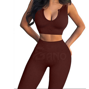 Leggings Deportivos Transpirables de Secado Rápido, Ligeros, Talla Grande, 100% Algodón, Conjunto de Yoga para Mujer, Ropa Deportiva para Gimnasio - Product Image 3