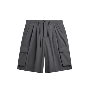 กางเกงขาสั้นคาร์โก้สำหรับผู้ชายกางเกงขาสั้นขาสั้นแบบผูกเชือก - Product Image 3